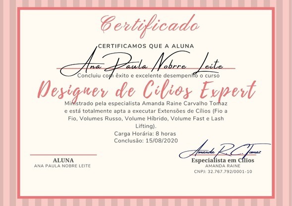 Designer de Cílios Expert Funciona