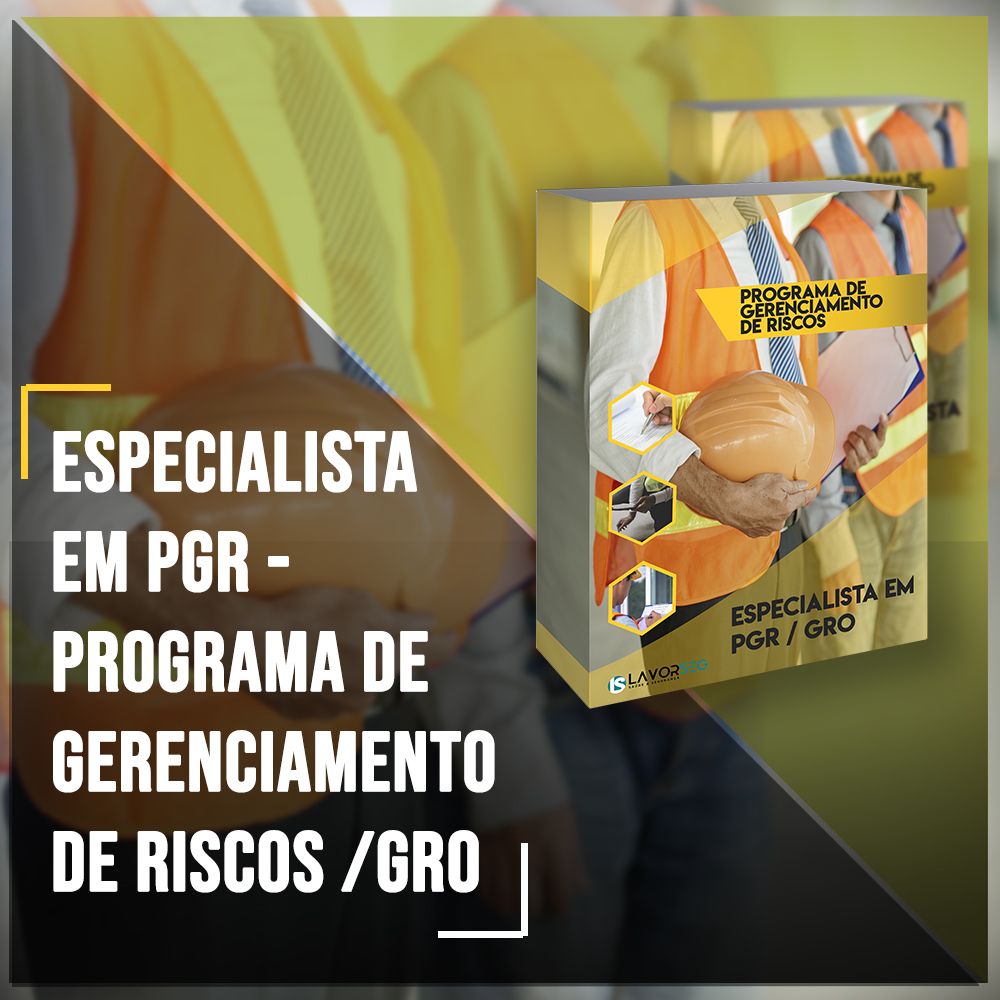 Curso Formação Especialista em GRO / PGR Funciona? como mapear e gerenciar os possíveis riscos existentes em um ambiente de trabalho com o Programa de Gerenciamento de Riscos.