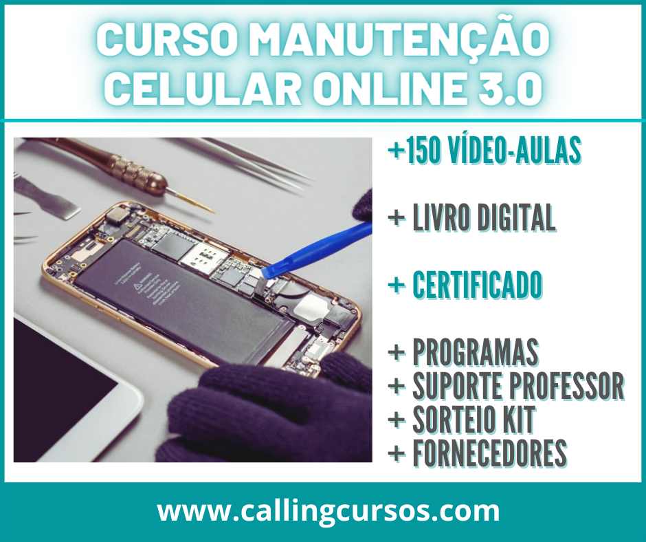 Curso Manutenção Celulares ONLINE 3.0 Funciona?【Calling Cursos】