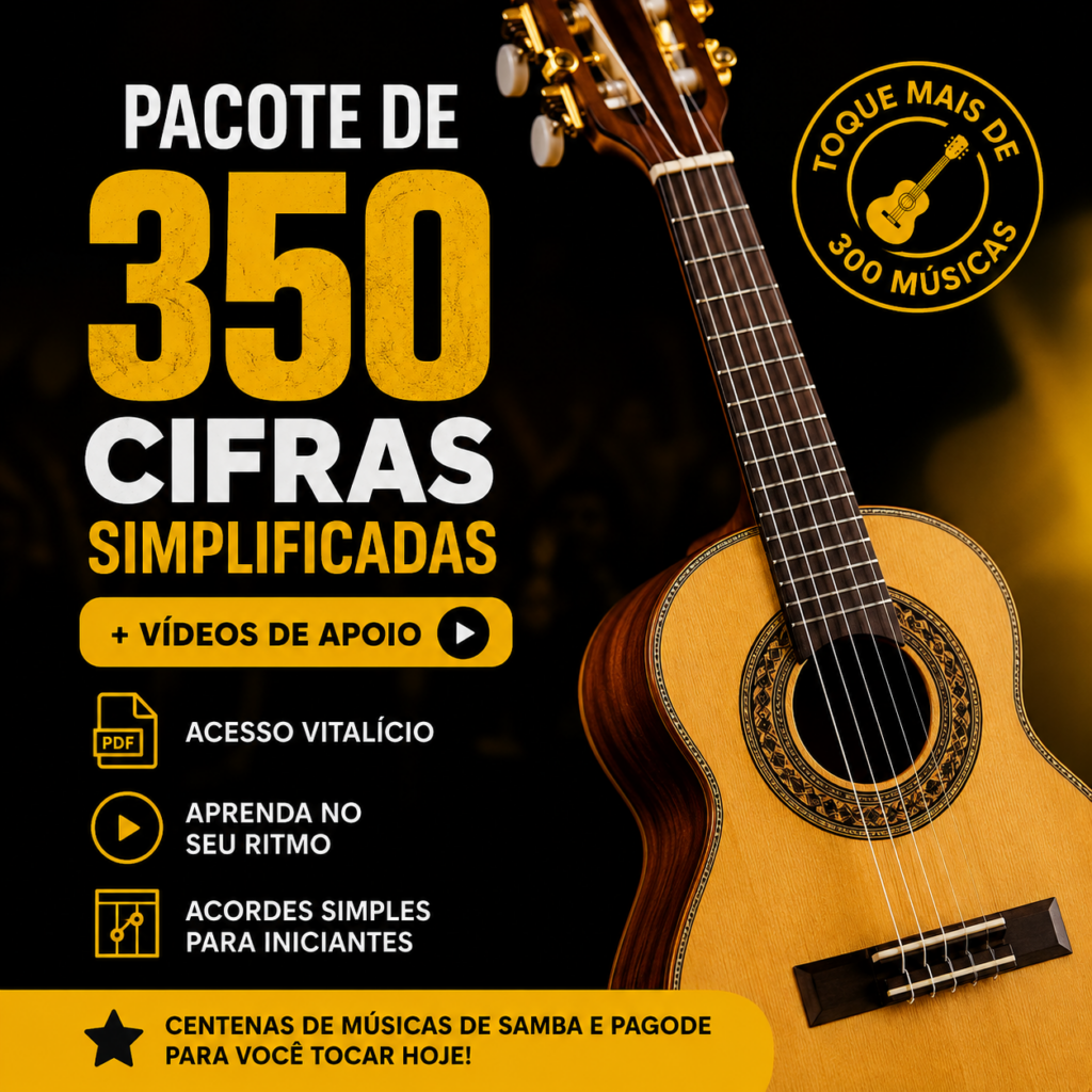 350 Cifras simplificadas para cavaquinho funciona
