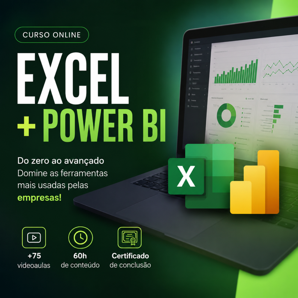 Curso Excel + Power BI Expert funciona