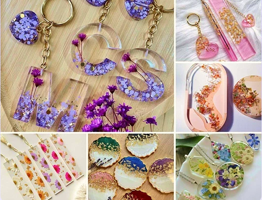 FUNCIONA ACCESORIOS EN RESINA PARA EMPRENDER